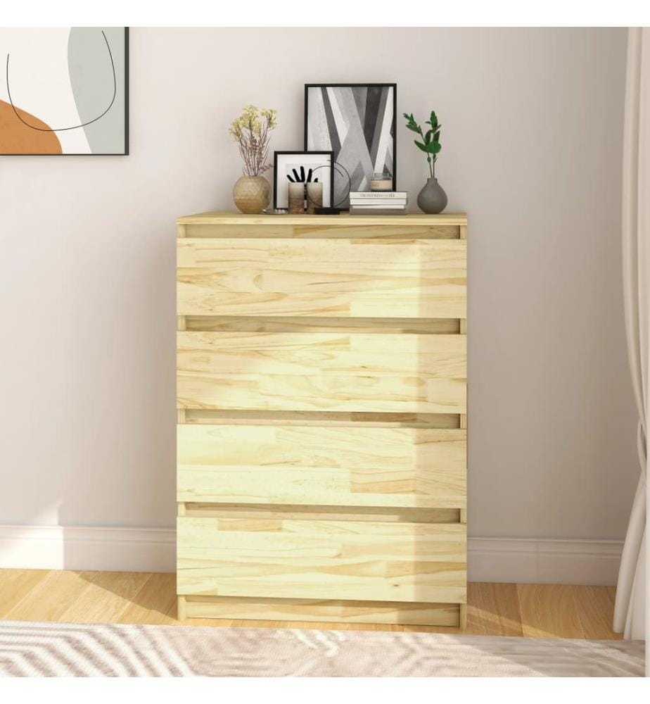 Beistellschrank 60x36x84 cm Massivholz Kiefer