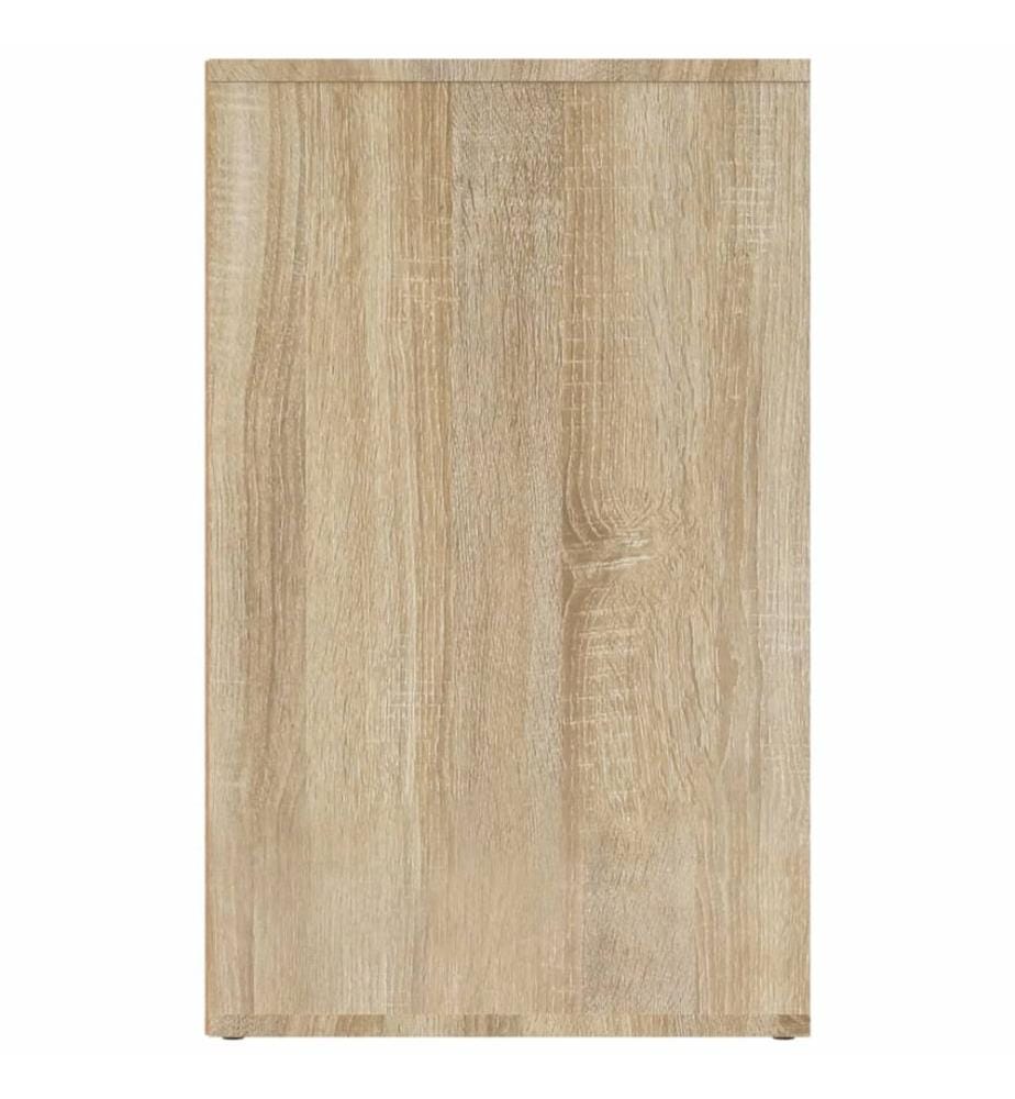 Regal für Schminktisch Sonoma-Eiche 80x40x65 cm Holzwerkstoff