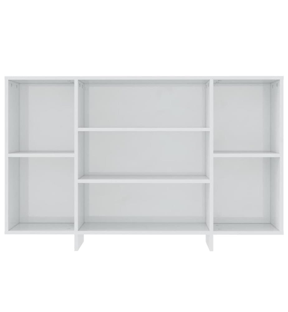 Sideboard Hochglanz-Weiss 120x30x75 cm Holzwerkstoff