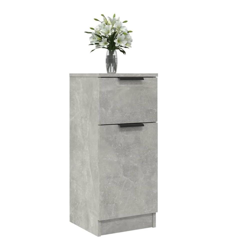 Sideboard Betongrau 30x30x70 cm Holzwerkstoff
