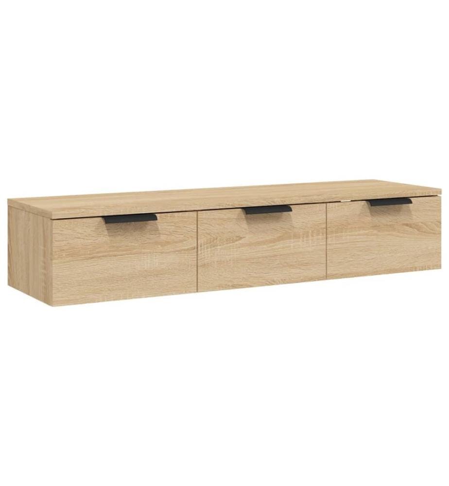 Wandschrank Sonoma-Eiche 102x30x20 cm Holzwerkstoff
