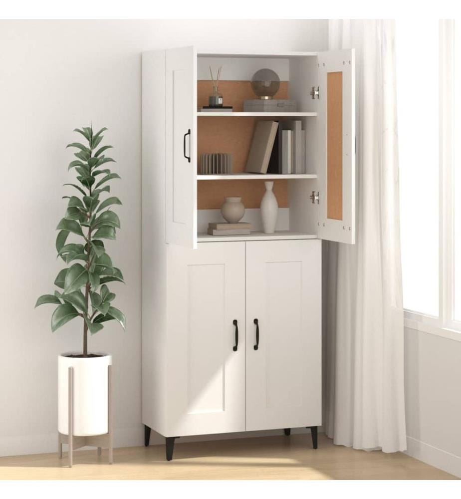 Sideboard Weiss 69,5x34x90 cm Holzwerkstoff