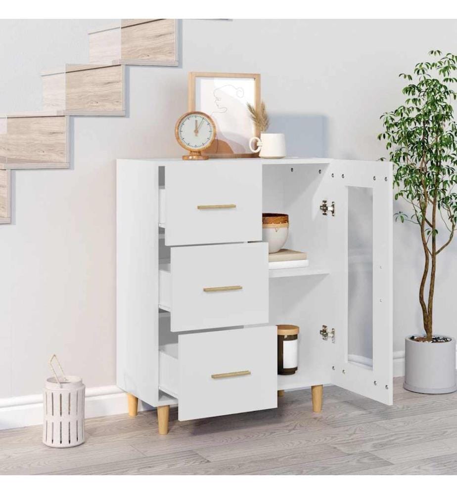 Sideboard Weiss 69,5x34x90 cm Holzwerkstoff