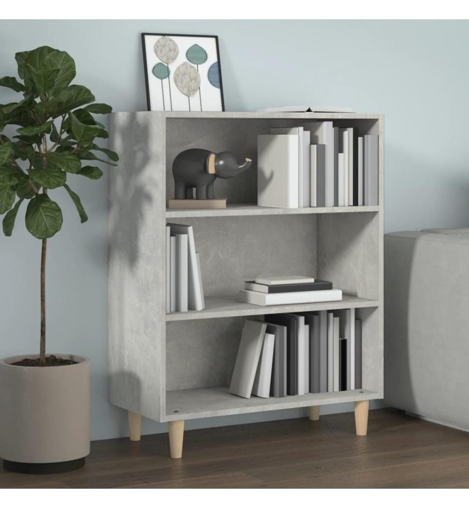 Sideboard Betongrau 69,5x32,5x90 cm Holzwerkstoff