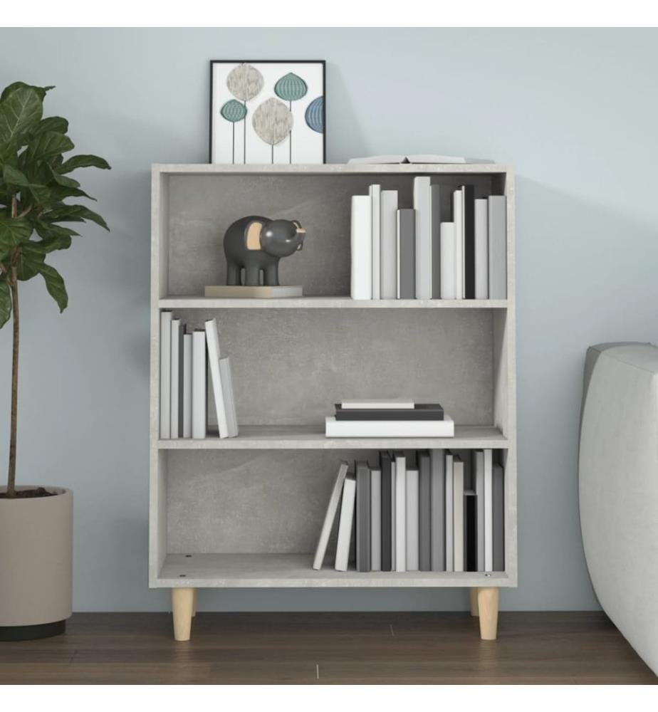 Sideboard Betongrau 69,5x32,5x90 cm Holzwerkstoff