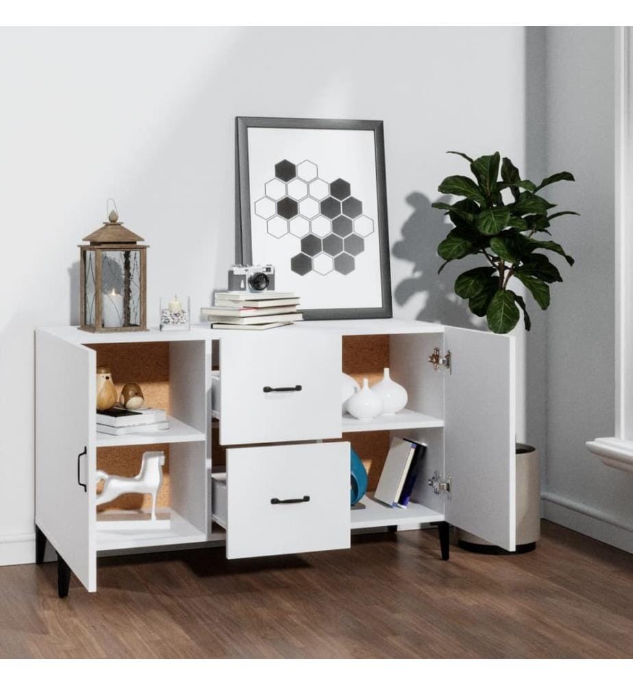 Sideboard Weiss 100x36x60 cm Holzwerkstoff