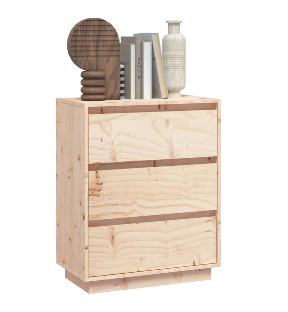 Sideboard 60x34x75 cm Massivholz Kiefer