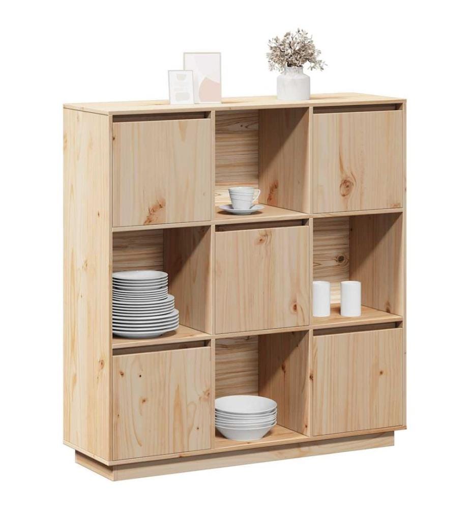 Buffet 110,5x35x117 cm Bois de pin massif