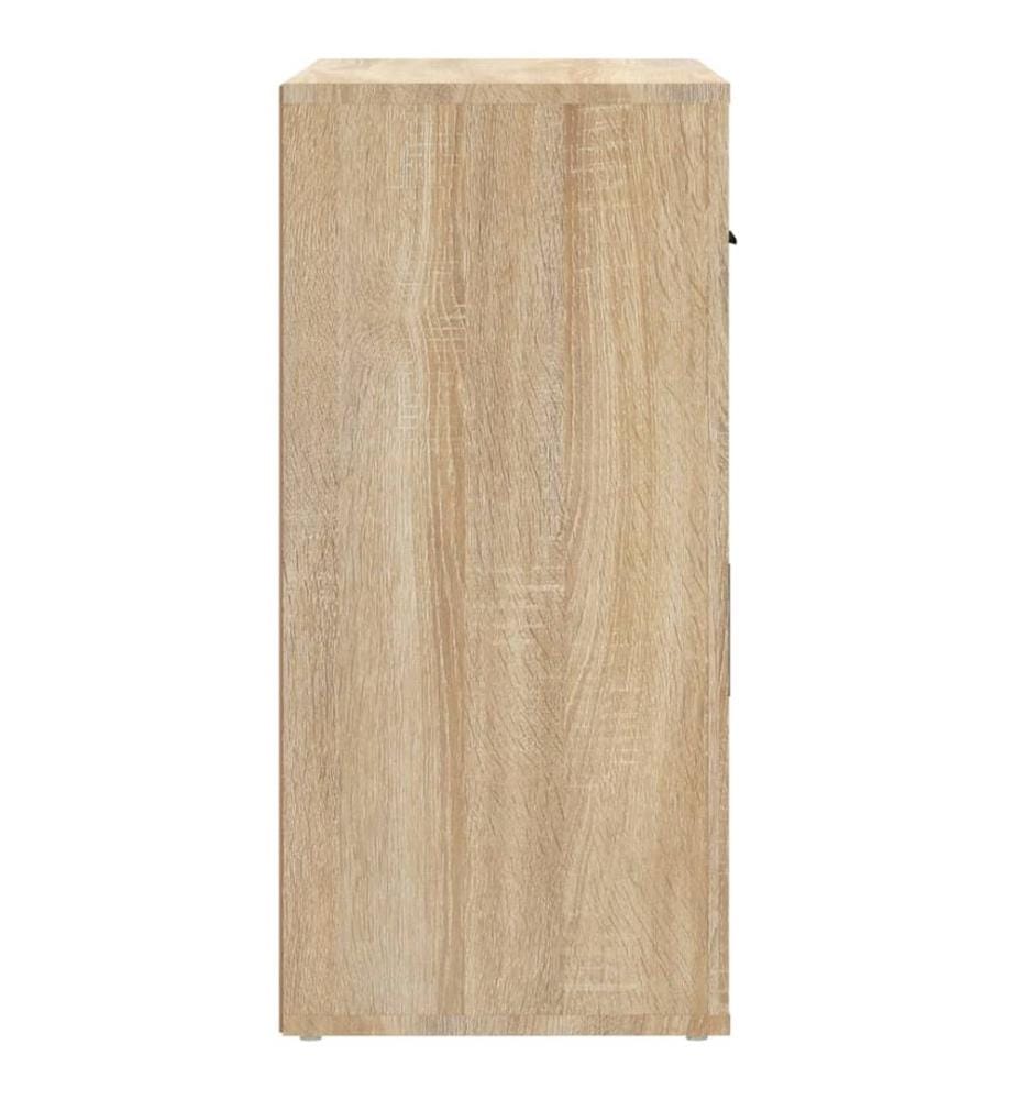 Sideboard Sonoma-Eiche 80x33x70 cm Holzwerkstoff