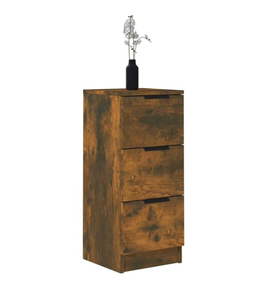 Sideboard Räuchereiche 30x30x70 cm Holzwerkstoff