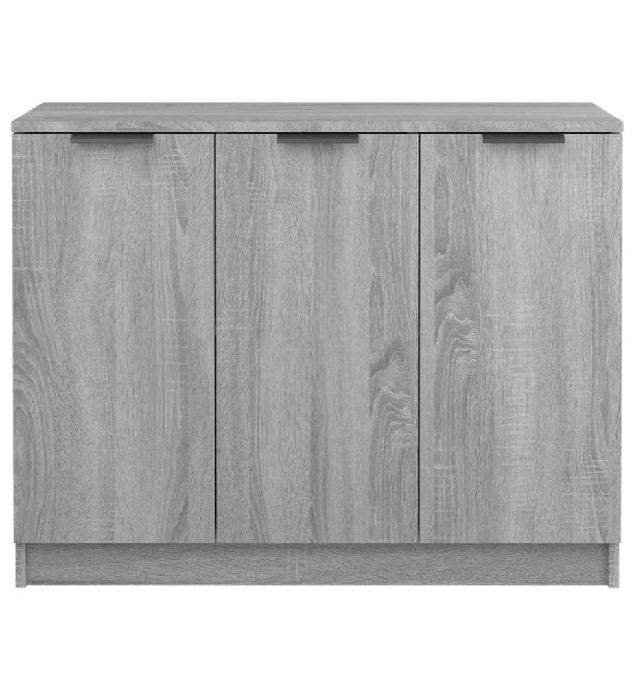 Sideboard Grau Sonoma 90,5x30x70 cm Holzwerkstoff