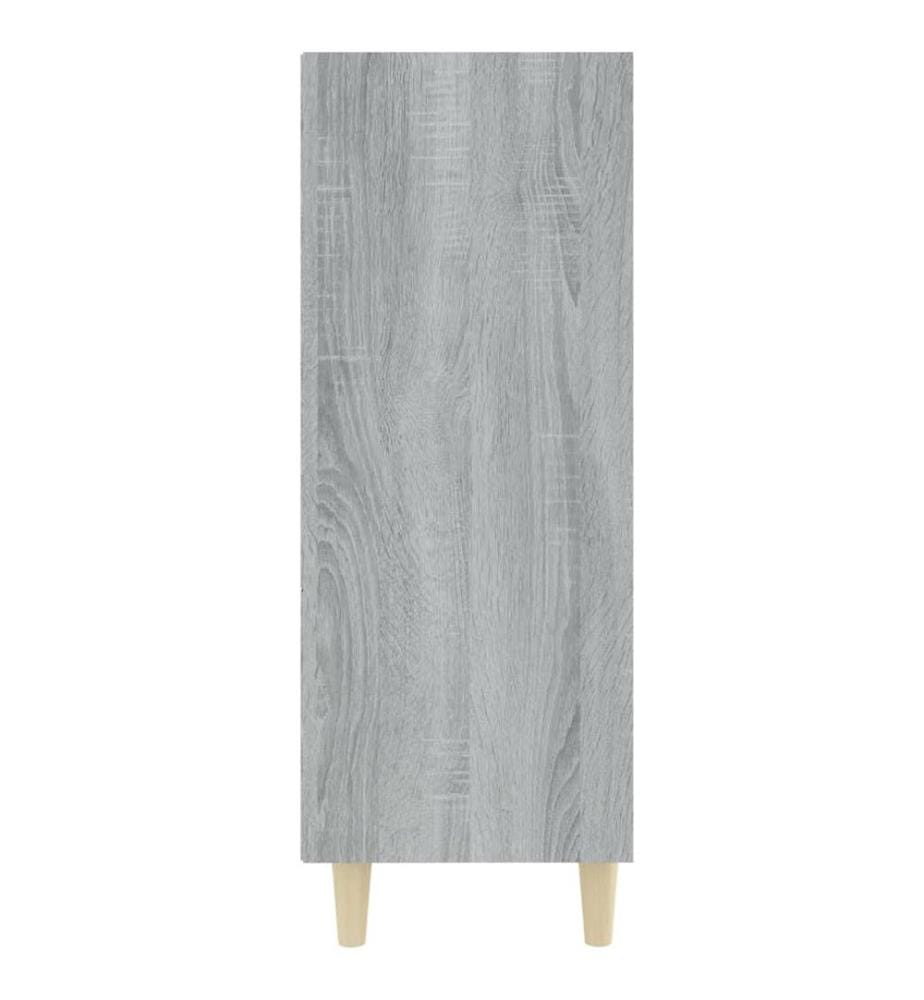 Sideboard Grau Sonoma 69,5x32,5x90 cm Holzwerkstoff