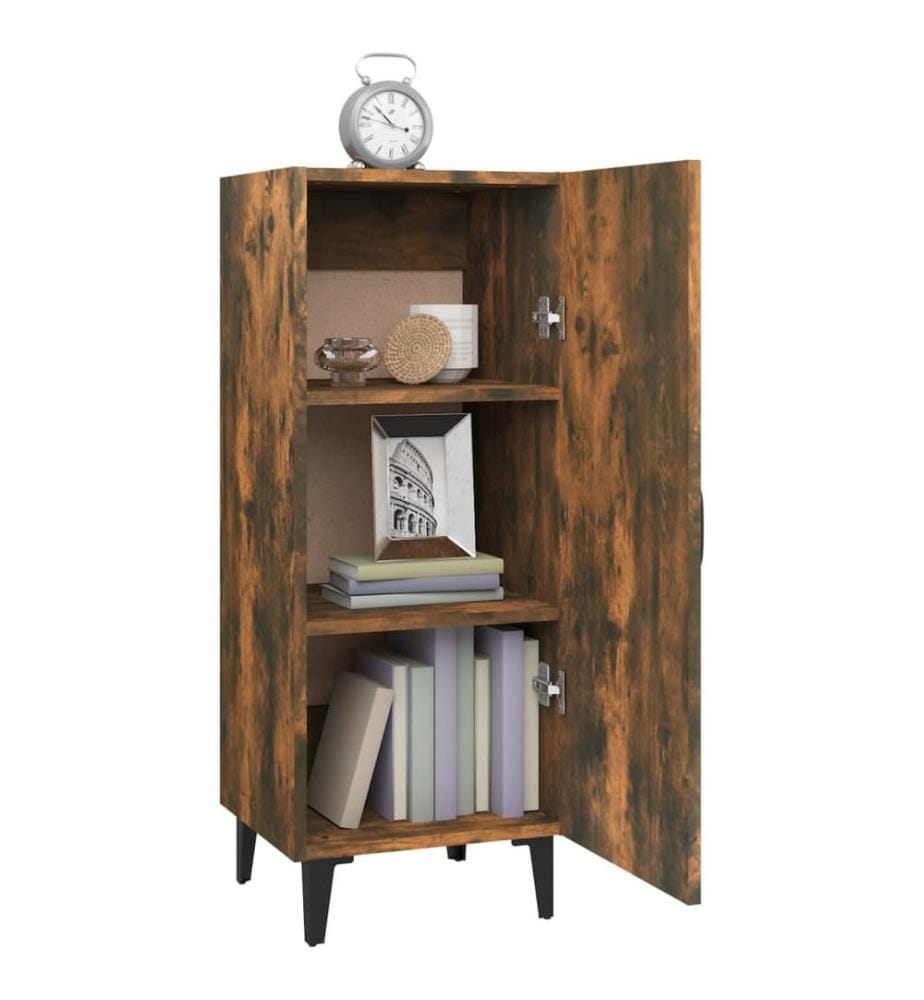Sideboard Räuchereiche 34,5x34x90 cm Holzwerkstoff