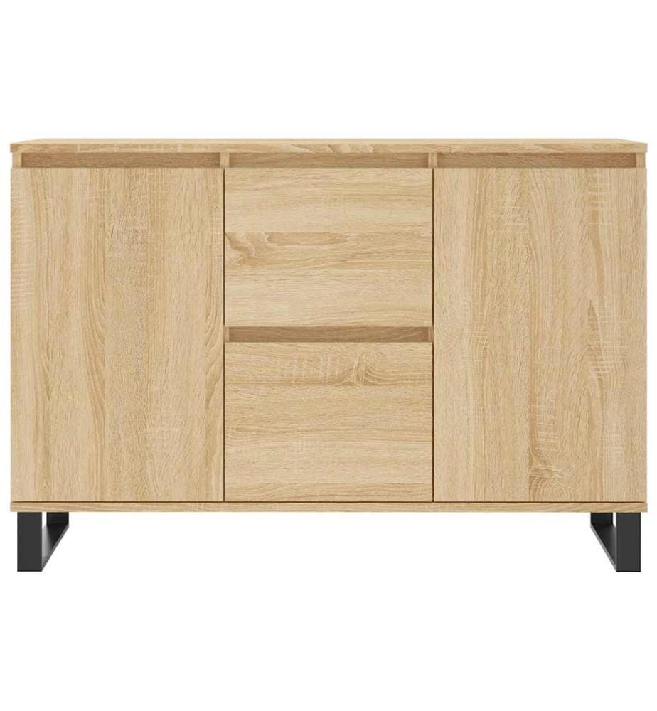 Sideboard Sonoma-Eiche 101,5x35x70 cm Holzwerkstoff