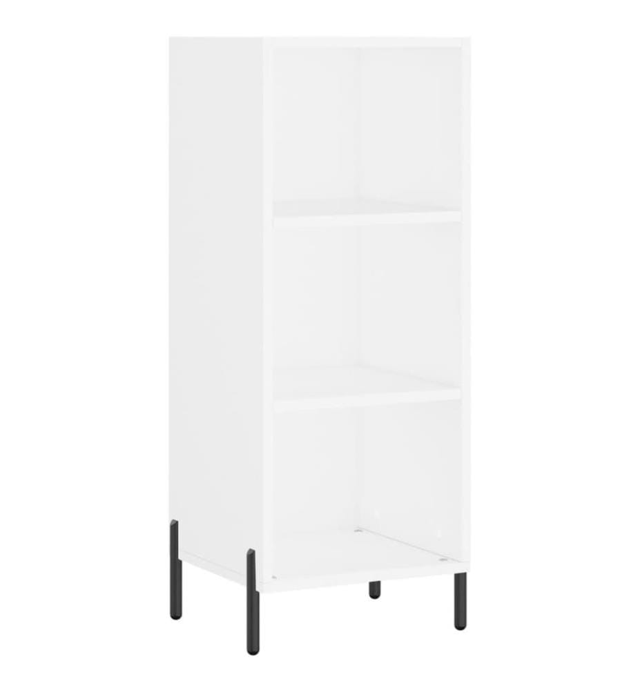 Sideboard Weiss 34,5x32,5x90 cm Holzwerkstoff