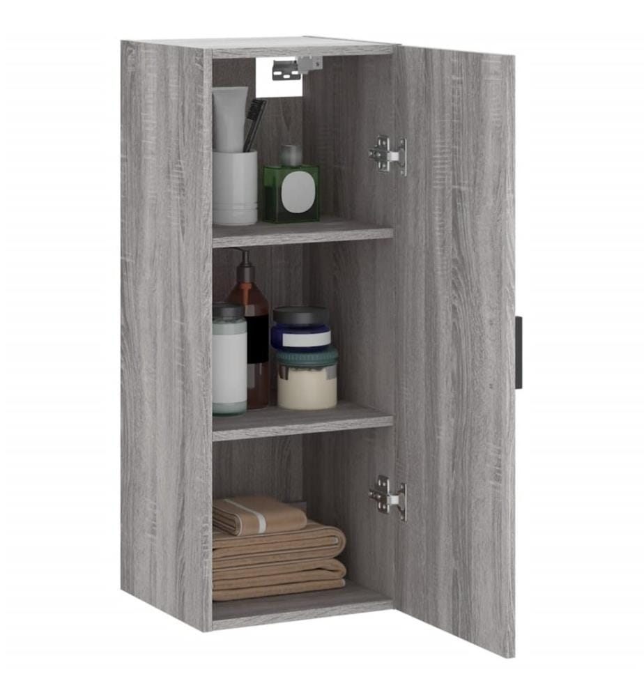 Wandschrank Grau Sonoma 34,5x34x90 cm