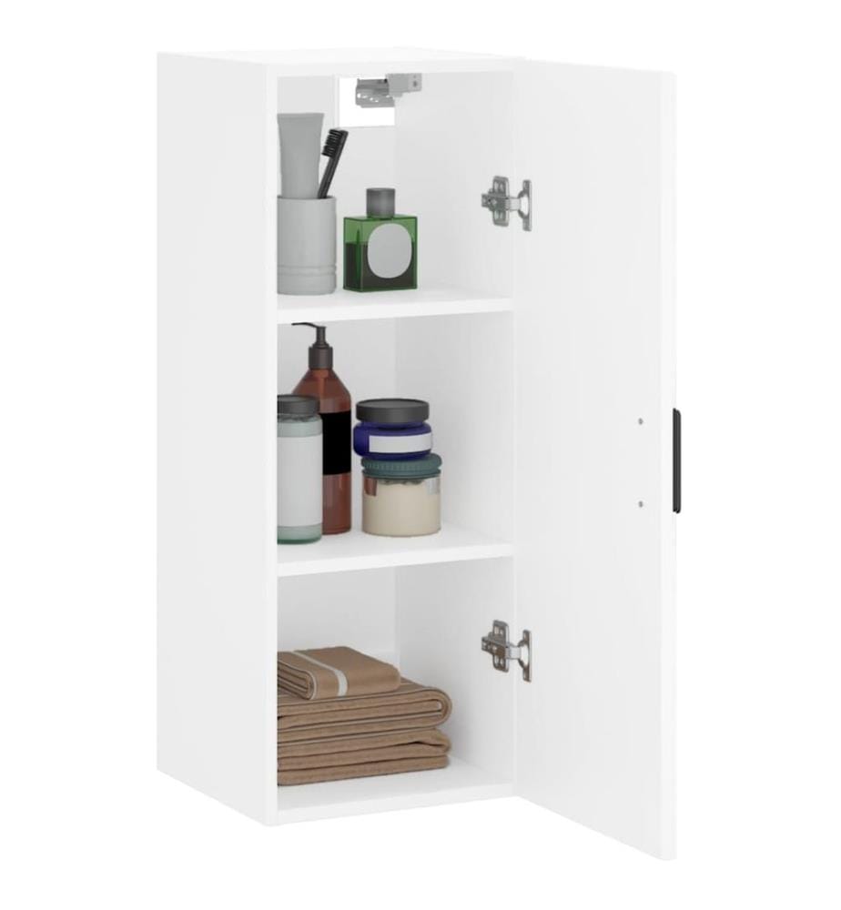 Wandschrank Weiss 34,5x34x90 cm