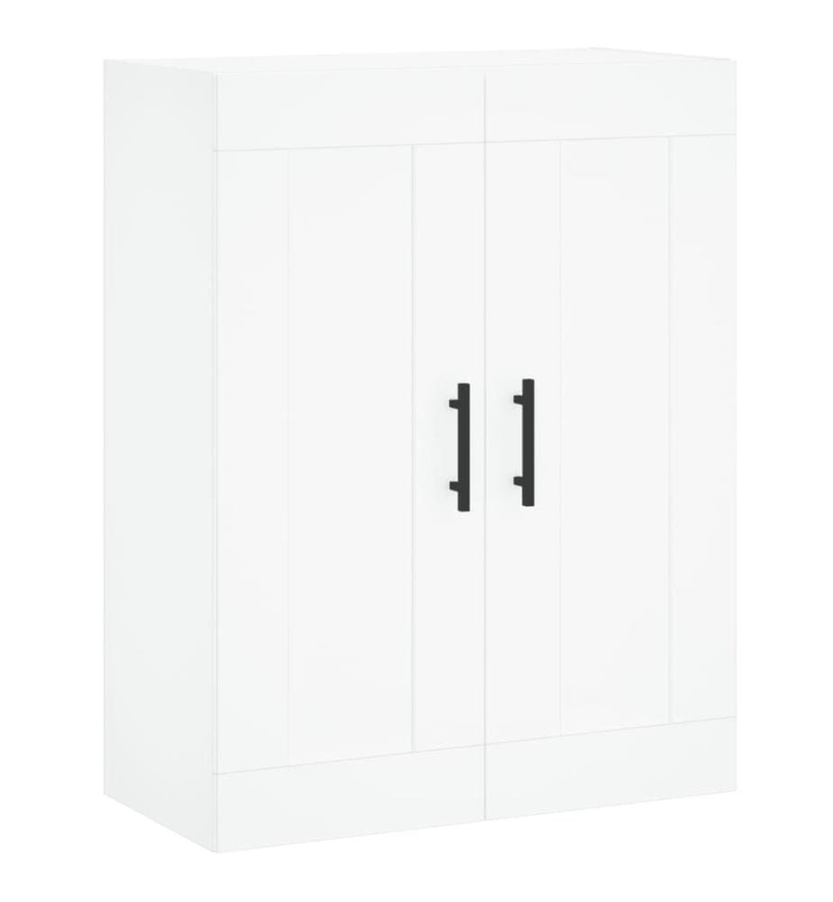 Wandschrank Weiss 69,5x34x90 cm Holzwerkstoff