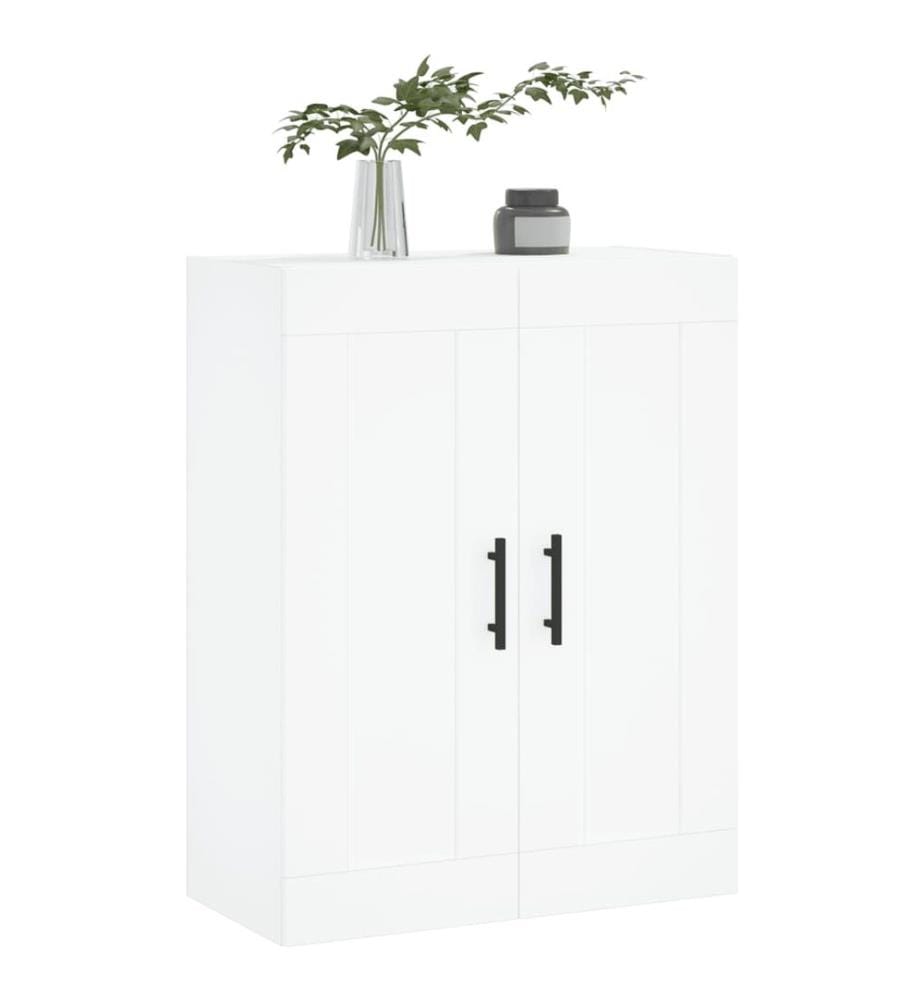 Wandschrank Weiss 69,5x34x90 cm Holzwerkstoff