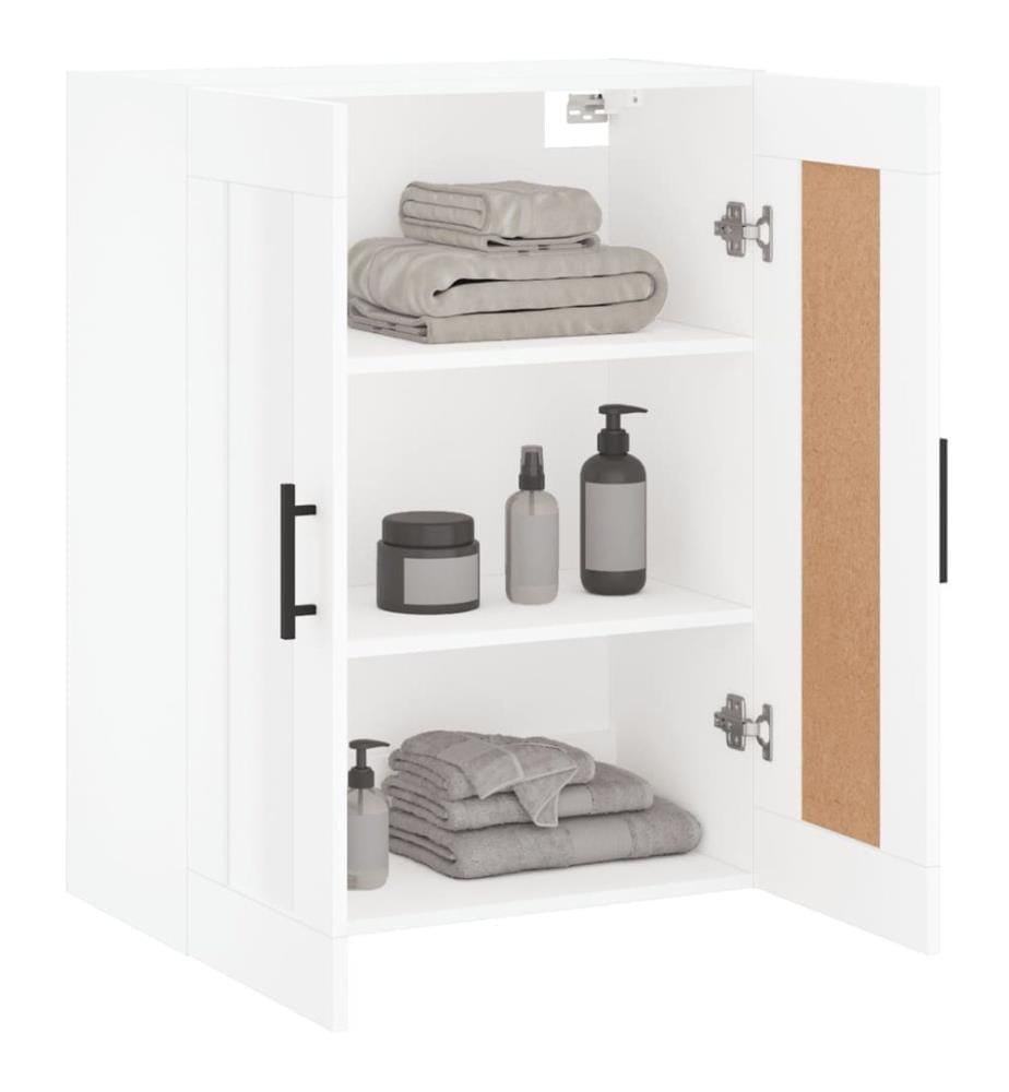 Wandschrank Weiss 69,5x34x90 cm Holzwerkstoff