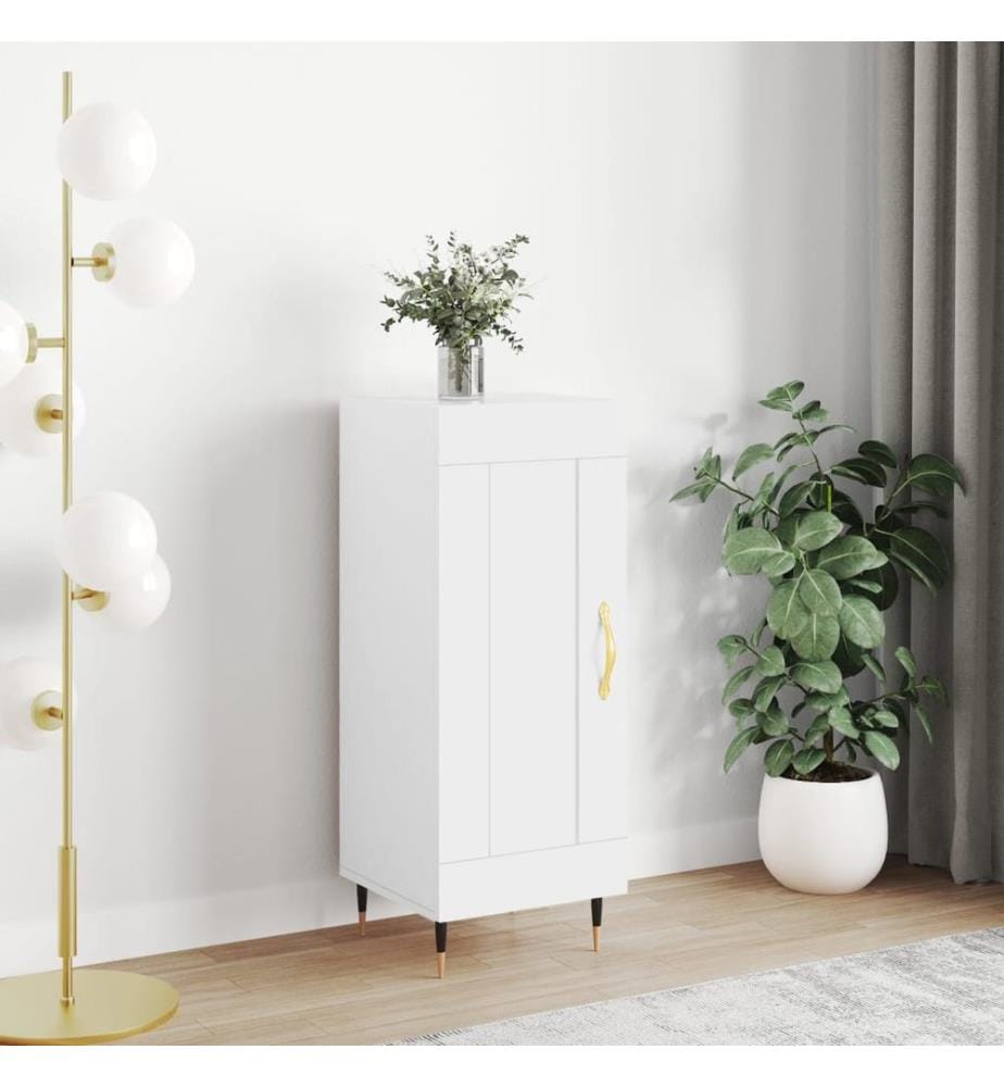 Sideboard Weiss 34,5x34x90 cm Holzwerkstoff