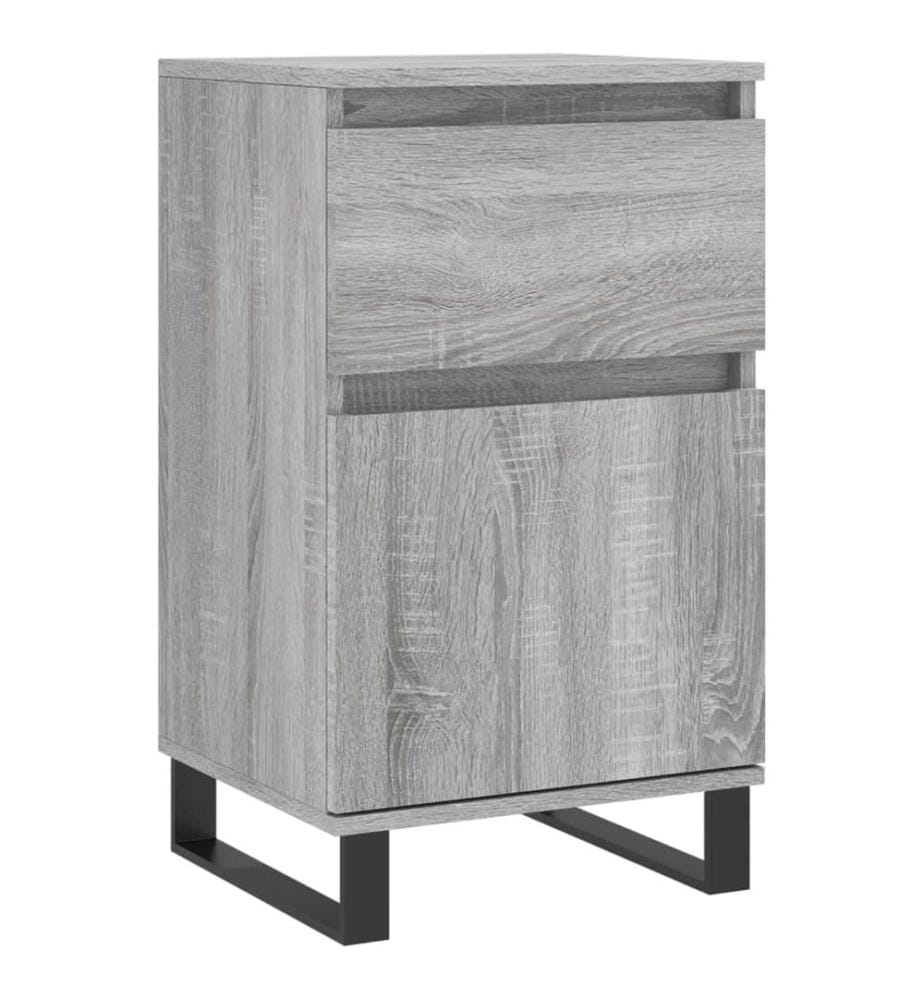 Sideboards 2 Stk. Grau Sonoma 40x35x70 cm Holzwerkstoff