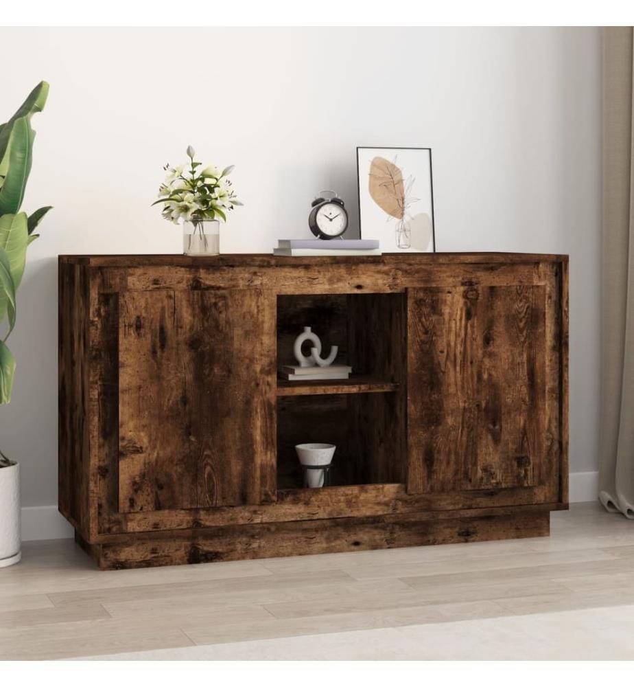 Sideboard Räuchereiche 102x35x60 cm Holzwerkstoff