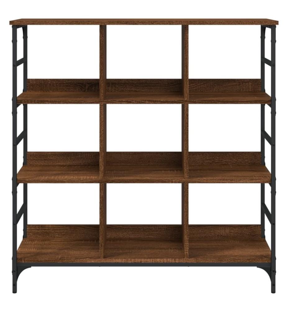 Sideboard Braun Eichen-Optik 102x32x103,5 cm Holzwerkstoff