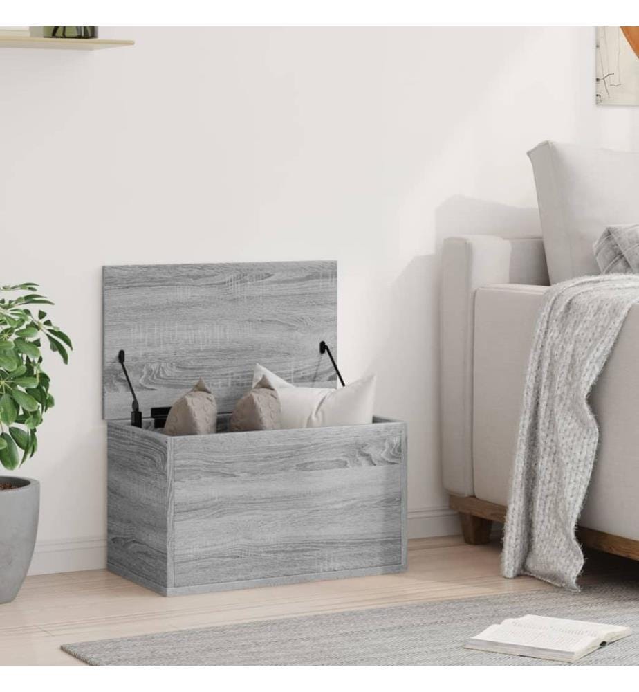 Truhe Grau Sonoma 60x35x35 cm Holzwerkstoff