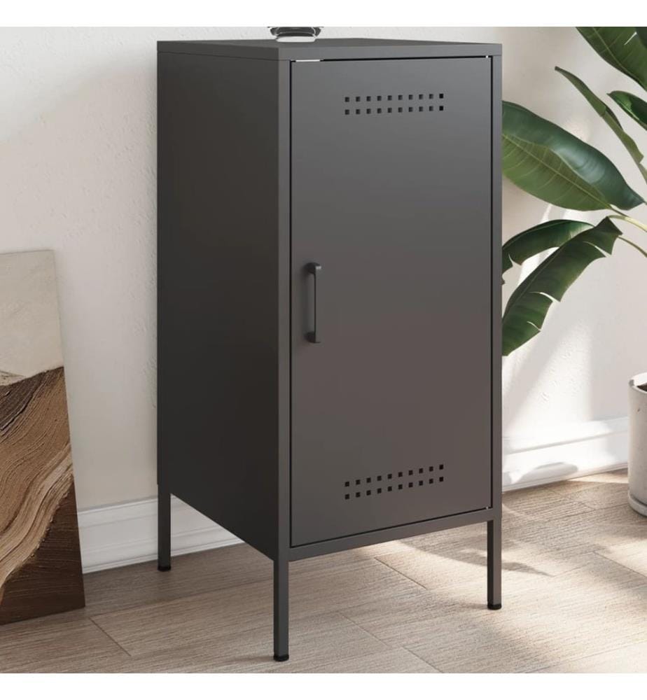 Sideboard Schwarz 36x39x79 cm Stahl