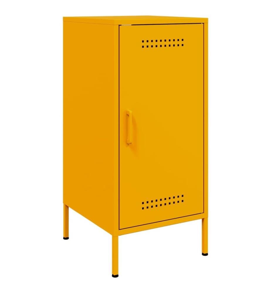 Sideboard Senfgelb 36x39x79 cm Stahl