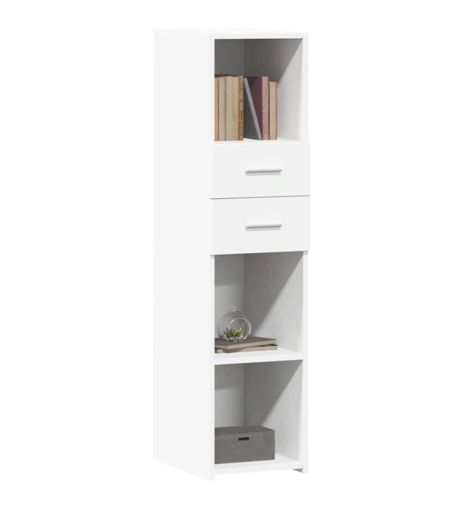 Highboard Weiss 30x42,5x124 cm Holzwerkstoff