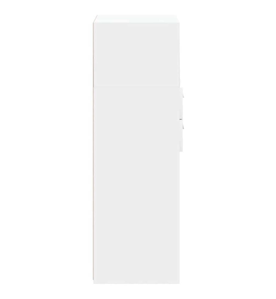 Highboard Weiss 30x42,5x124 cm Holzwerkstoff