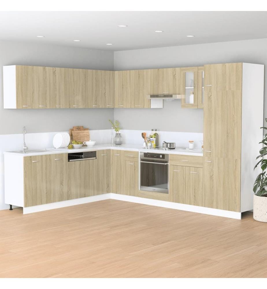 Hängeschrank Lyon Sonoma-Eiche 80x31x60 cm Holzwerkstoff