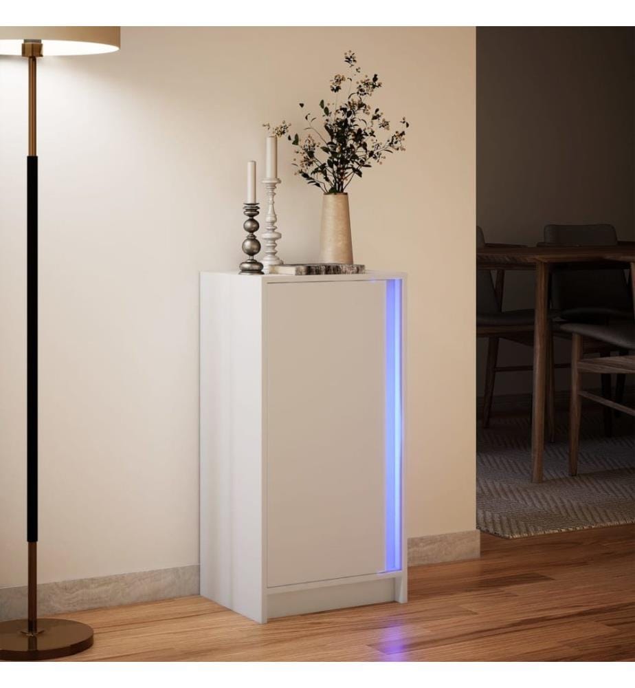 LED-Sideboard Weiss 42,5x34x85 cm Holzwerkstoff