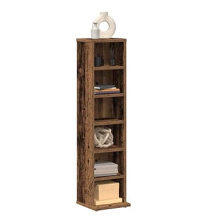 CD-Regal Altholz-Optik 21x20x88 cm Holzwerkstoff