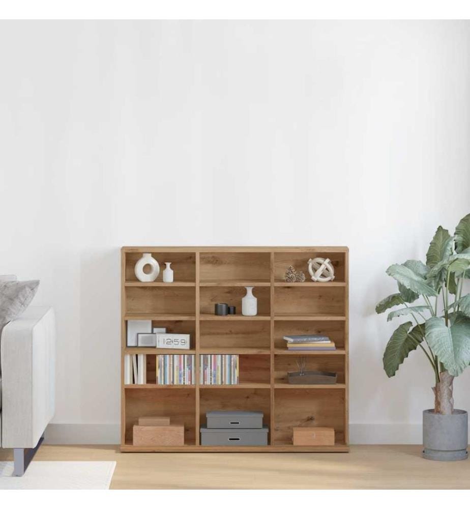 CD-Regal Artisan-Eiche 100x23x89,5 cm Holzwerkstoff