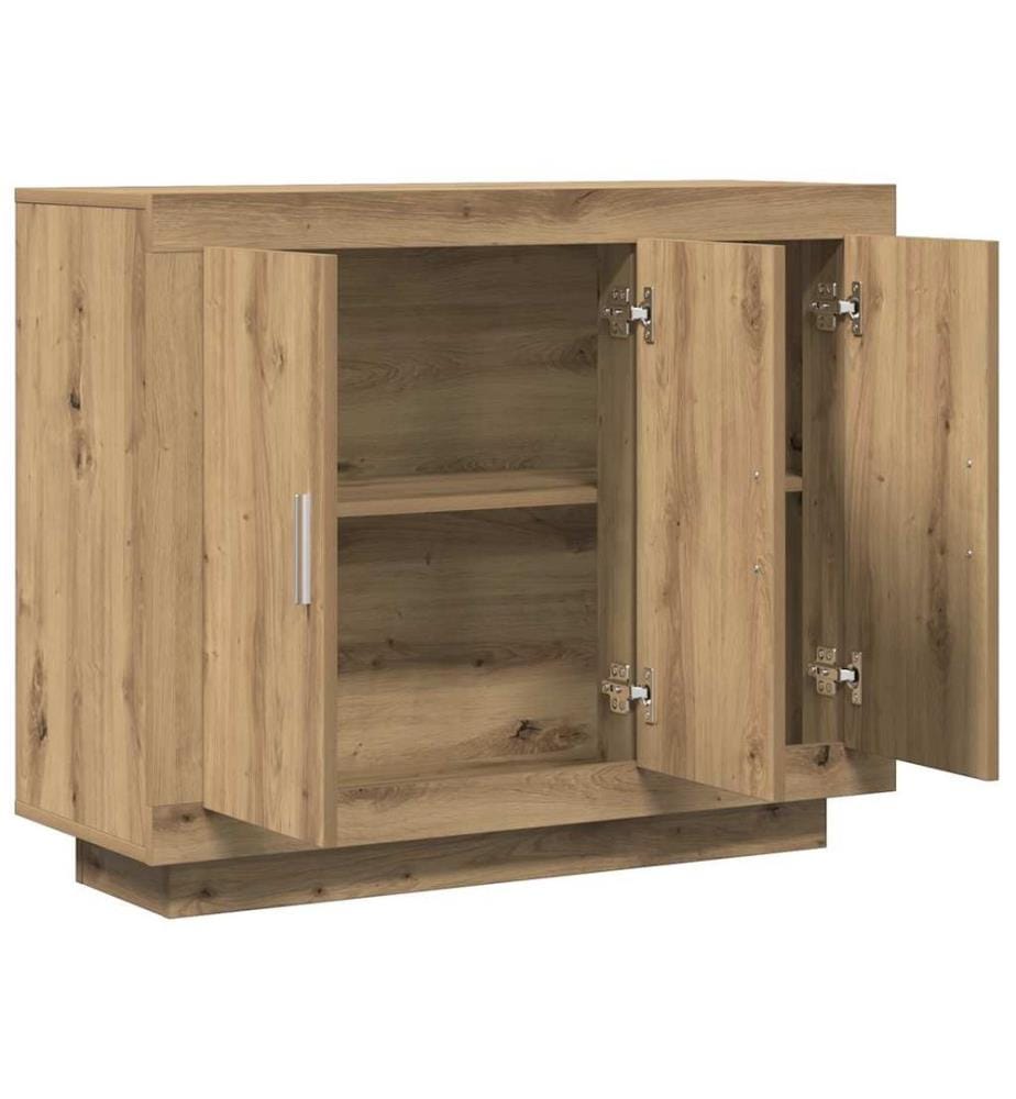 Sideboard Artisan-Eiche 92x35x75 cm Holzwerkstoff