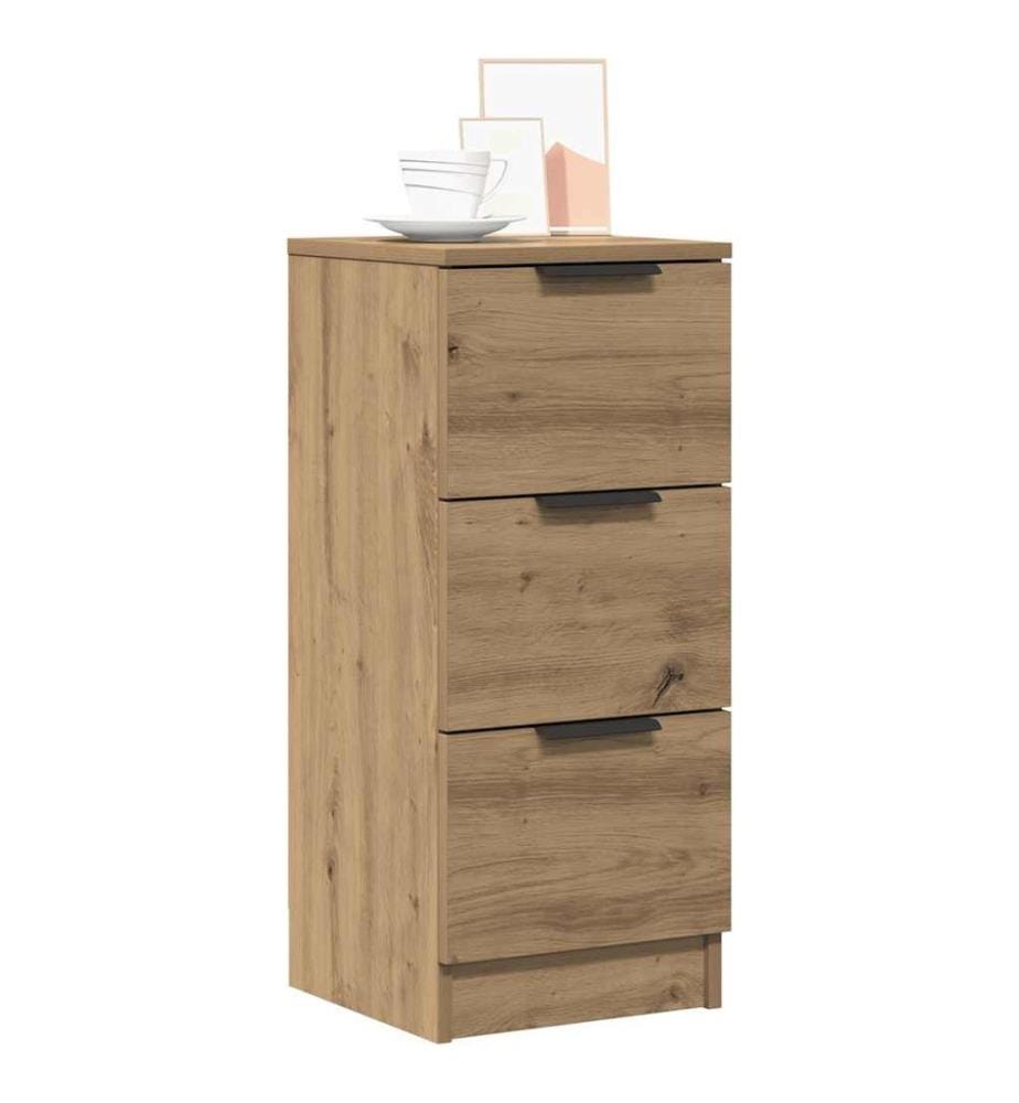 Sideboards 2 Stk. Artisan-Eiche 30x30x70 cm Holzwerkstoff