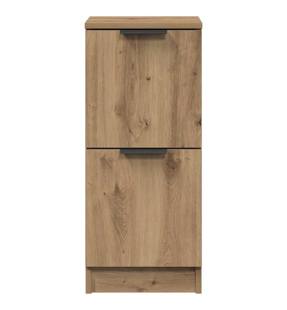 Sideboards 2 Stk. Artisan-Eiche 30x30x70 cm Holzwerkstoff