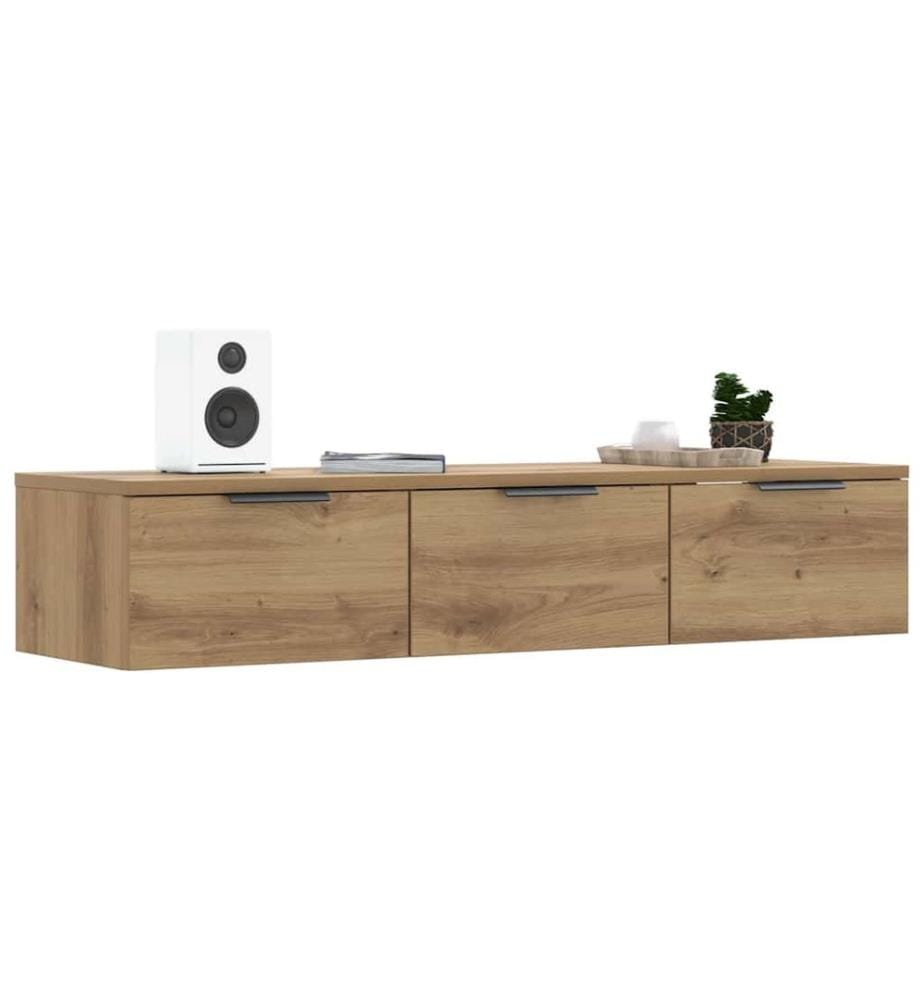 Wandschrank Artisan-Eiche 102x30x20 cm Holzwerkstoff