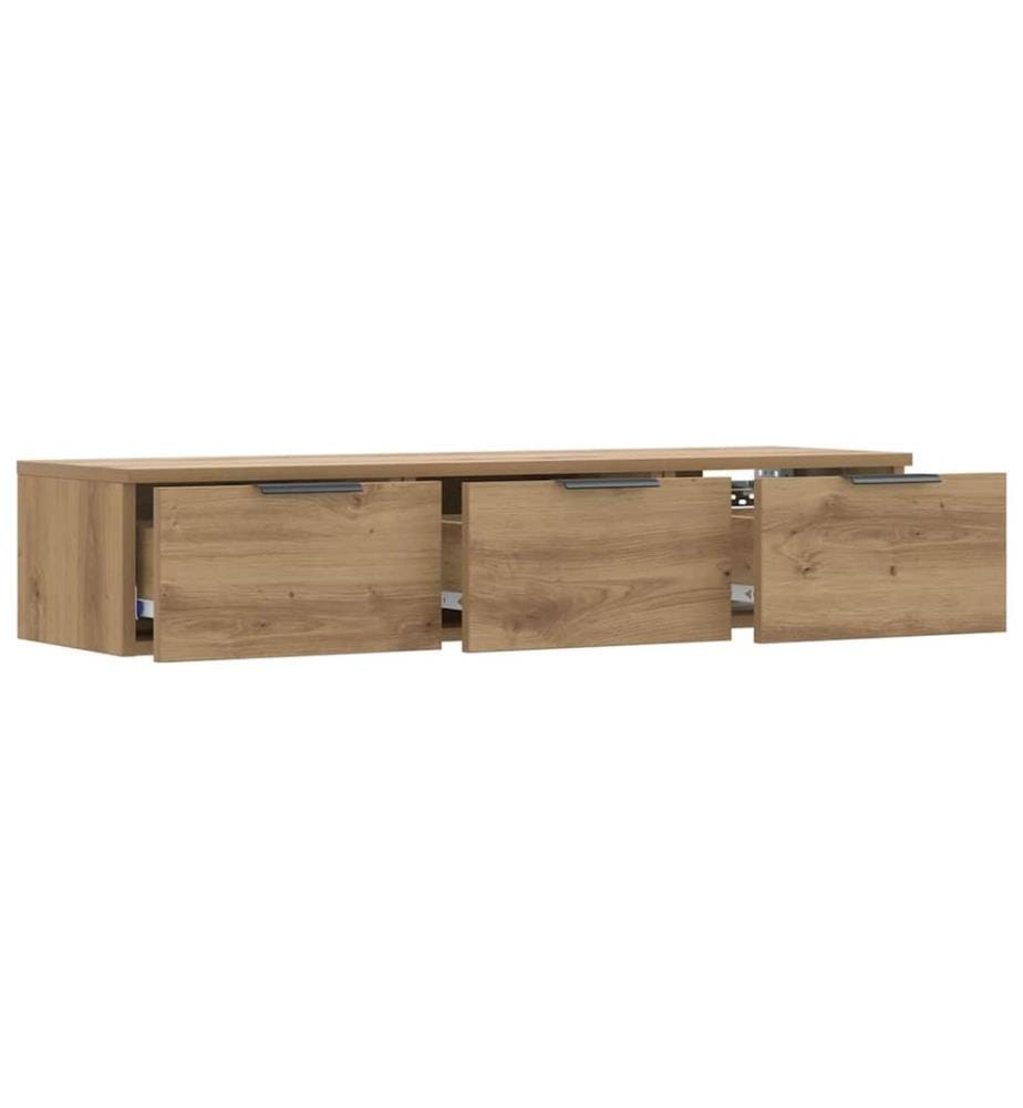 Wandschrank Artisan-Eiche 102x30x20 cm Holzwerkstoff