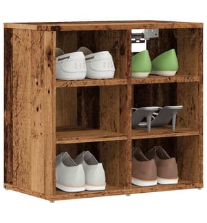 Schuhschrank Altholz-Optik 52x30x50 cm