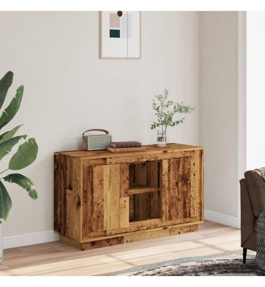 Sideboard Altholz-Optik 102x35x60 cm Holzwerkstoff