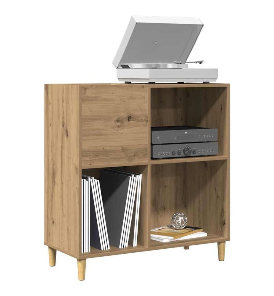 Plattenschrank Artisan-Eiche 84,5x38x89 cm Holzwerkstoff