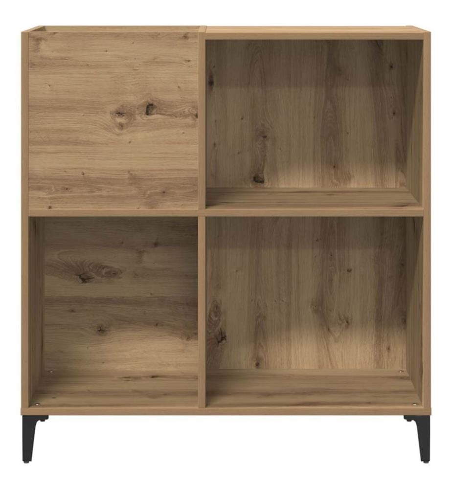 Plattenschrank Artisan-Eiche 84,5x38x89 cm Holzwerkstoff