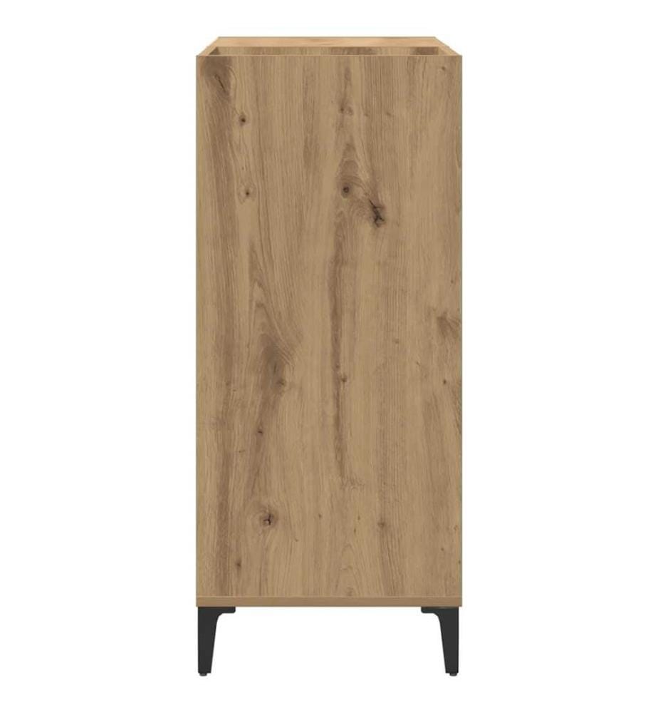 Plattenschrank Artisan-Eiche 84,5x38x89 cm Holzwerkstoff