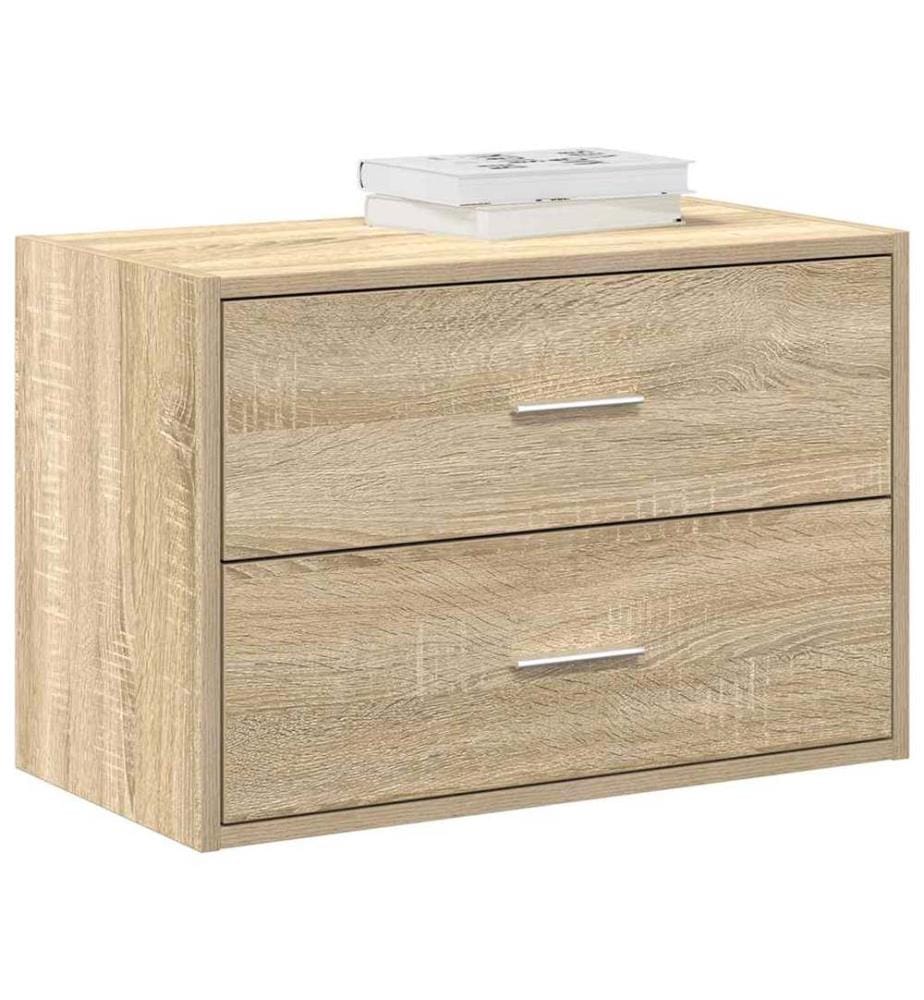 Schrank mit 2 Schubladen Sonoma-Eiche 60x31x40cm Holzwerkstoff