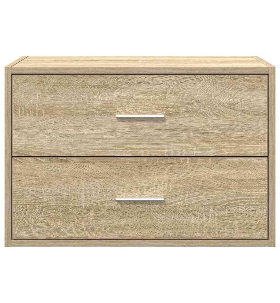 Schrank mit 2 Schubladen Sonoma-Eiche 60x31x40cm Holzwerkstoff