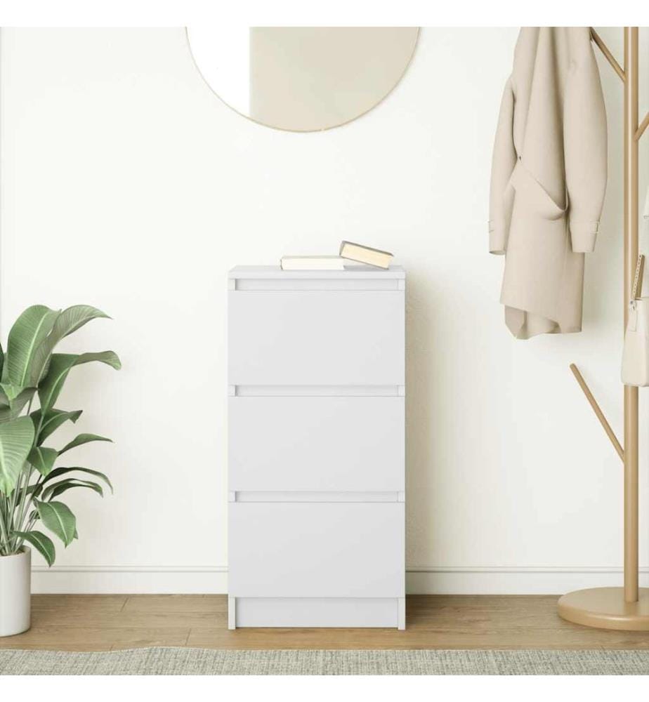 Sideboard Weiss 37,5x35x76 cm Holzwerkstoff